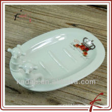 Household Wholesale Porcelain Ceramic Soap Dish Soap Holder